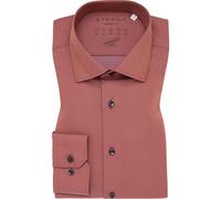 ETERNA Performance Modern Fit Hemd Campari, Einfarbig