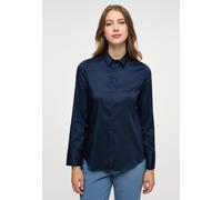 ETERNA - Performance Shirt Bluse Twill Langarm dunkelblau - Gr. - 36/Langarm