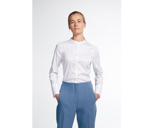 ETERNA - Performance Shirt Bluse Twill Langarm weiß - Gr. - 44/Langarm