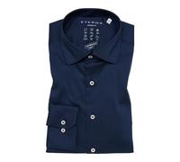 ETERNA Langarm Hemd Modern Fit, Performance Shirt Stretch, unifarben (Marine, 42)