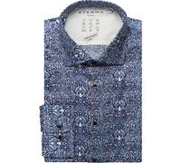 ETERNA Performance Slim Fit Hemd marine, Bedruckt