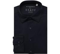 ETERNA Performance Slim Fit Jerseyhemd marine, Strukturiert