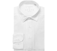 ETERNA Performance Slim Fit Jerseyhemd weiss, Strukturiert