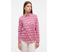ETERNA - Pink Ribbon Bluse Satingewebe Langarm weinrot - Gr. - 46/Langarm