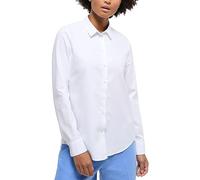 ETERNA Female Oxford Shirt Bluse unifarben Regular FIT 48_D_1/1, 1/1, weiß