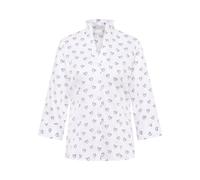 ETERNA REGULAR FIT 3/4 Arm Bluse weiß satin print 7172-01-R377 50