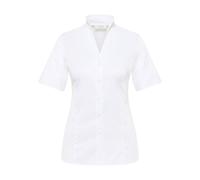 ETERNA REGULAR FIT Kurzarm Bluse weiss satin 5585-00-H266 48