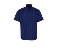 ETERNA REGULAR FIT Kurzarm Hemd marine seersucker 2480-18-WS8B 38 65