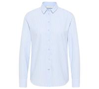 ETERNA REGULAR FIT Langarm Blue mittelblau gestreift 6008-12-D935 34