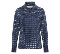 ETERNA REGULAR FIT Langarm Bluse marine bedruckt satin 7199-18-D266 42