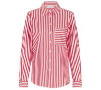 ETERNA REGULAR FIT Langarm Bluse rot gestreift 6366-50-D456 46