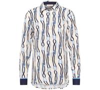 ETERNA - Bluse Viskose Langarm blau - Gr. - 50/Langarm