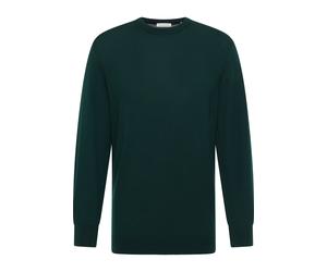 ETERNA Regular Fit Pullover dunkelgrün, Einfarbig