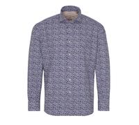 ETERNA REGULAR FIT UPCYCLING Langarm Hemd floral blau-weiss 2431-18-VS72 42 65