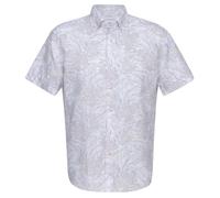 ETERNA REGULAR FIT UPCYCLING SHIRT Kurzarm Hemd leinen floral beige 2458-23-WS7B 46 65