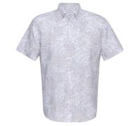ETERNA REGULAR FIT UPCYCLING SHIRT Kurzarm Hemd leinen floral beige 2458-23-WS7B 50 65