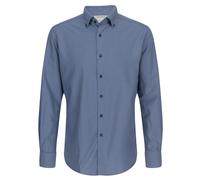 ETERNA REGULAR FIT UPCYCLING SHIRT Langarm Hemd kariert braun-blau 2425-15-VS74 48 65