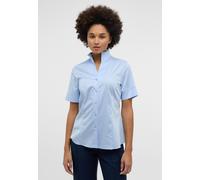 ETERNA REGULAR FIT Kurzarm Bluse mittelblau satin 5585-12-H266 38