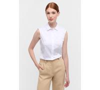 Satin Shirt Bluse in weiß unifarben 48 weiß