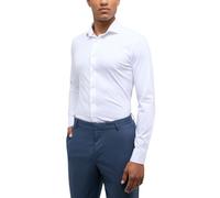 Langarmhemd ETERNA "SLIM FIT", Herren, Gr. 43, Normalgrößen, weiß, Jersey, 100% Baumwolle, schmal, Manschette, Hemden, NON IRON (bügelfrei) (27544411-43) weiß