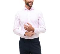 ETERNA Slim Fit Cover Hemd Langarm blickdichter Twill rosa