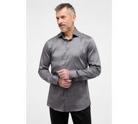 ETERNA Slim Fit Performence Hemd Langarm New Kent Stretch grau Größe 43