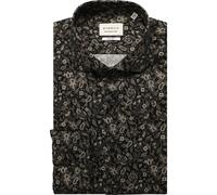 ETERNA Slim Fit Hemd anthrazit, Bedruckt