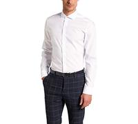 ETERNA Slim Fit Hemd Business unifarben (DE/NL/SE/PL, Kragenweite, 42, Regular, Regular, Weiss)