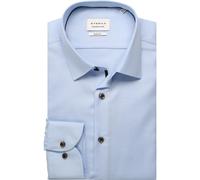 ETERNA Slim Fit Hemd himmelblau, Strukturiert