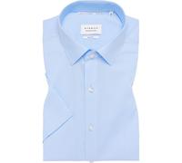 ETERNA Slim Fit Hemd Kurzarm hellblau