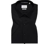 ETERNA Slim Fit Hemd Kurzarm schwarz