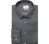 ETERNA Slim Fit Hemd marine, Bedruckt