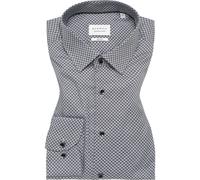 ETERNA Slim Fit Hemd silber, Bedruckt
