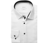 ETERNA Slim Fit Hemd weiss, Einfarbig