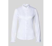 Hemdbluse ETERNA "FITTED", Damen, Gr. 46, weiß, 95% Baumwolle, 5% Elasthan, schmal, Blusen, EASY IRON (bügelleicht) (14956009-46) weiß