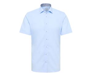 ETERNA SLIM FIT Kurzarm Hemd hellblau popeline 1304-10-G140 - ORIGINAL SHIRT 44 65