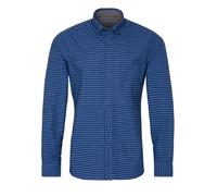 ETERNA SLIM FIT Langarm Hemd oxford dunkelblau 2478-08-MS5B - UPCYCLING 38 65