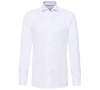 ETERNA - Slim Fit: Langarmhemd weiß - Gr. - 43