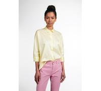 ETERNA - Soft Luxury Shirt Bluse Twill 3/4-Arm gelb - Gr. - 48/Dreiviertelarm
