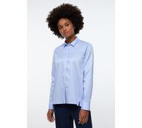 ETERNA - Soft Luxury Shirt Bluse Twill Langarm hellblau - Gr. - 36