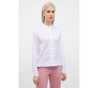 ETERNA - Soft Luxury Shirt Bluse Twill Langarm off-white - Gr. - 42/Langarm
