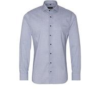 ETERNA, super Strech Performance Langarm-Hemd, Modern Fit (45, hellblau)