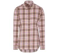 ETERNA UPCYCLING CLASSIC FIT Langarm Bluse kariert beige oxford 6202-20-D935 38