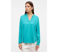 ETERNA - Viscose Shirt Bluse Viskose Langarm smaragd - Gr. - 46/Langarm