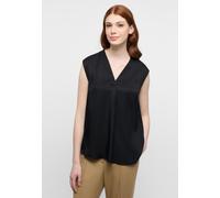 ETERNA - Viscose Shirt Bluse Viskose ohne Arm schwarz - Gr. - 40/ohne Ärmel