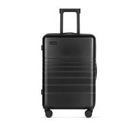 ETERNITIVE - Koffer Mittelgroß I Reisekoffer aus ABS I Größe: 65,5 x 42 x 28 cm I Rollkoffer 62,5L I Reisetrolley Leicht mit Doppelrollen 360° I Hartschalenkoffer mit TSA-Schloss I Farbe: Schwarz