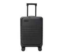 ETERNITIVE E2 Plus Handgepäck Koffer Laptopfach 55x35x23 cm, 38 L, Schwarz | Hartschalenkoffer aus 100% ABS, Frontzugriff auf Laptop und Tablet, TSA-Zahlenschloss, Doppelrollen 360°, 3,45 kg