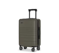 ETERNITIVE - Handgepäck Koffer I Reisekoffer aus Polycarbonat & ABS I Größe: 54 x 34 x 22,5 cm 32L I Koffer Leicht mit Rollen 360° I Hartschalenkoffer mit TSA-Schloss I Olivgrün