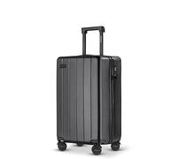 ETERNITIVE - Handgepäck Koffer | Reisekoffer aus ABS | Größe: 55 x 35,5 x 23 cm| Koffer Leicht mit 4 Rollen 360° | Hartschalenkoffer mit TSA-Schloss | Gepäck 37L | Schwarz