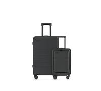 ETERNITIVE - Hartschalenkoffer Set - Klein und Groß I Leichter Rollkoffer aus ABS I Größe: 55 & 75,5 cm I Reisekoffer mit Rollen 360° I Koffer Handgepäck 40L & 96L I Trolley mit TSA-Schloss I Graphit